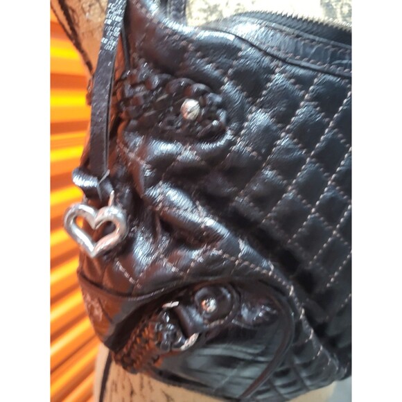 Brighton Collection Leather Black Handbag - Picture 2 of 8